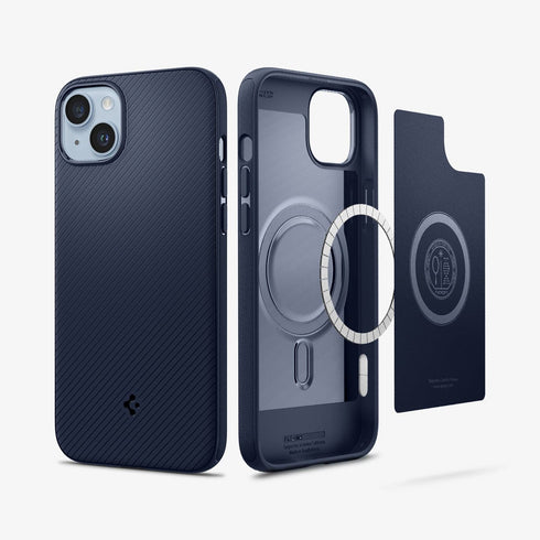 ACS04844 - iPhone 14 Pro Max Case Mag Armor (MagFit) in matte black showing the back
